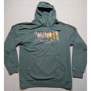 DGK Skateboards Sandlot Pullover Hoodie Green "All Day Everyday" Size Medium